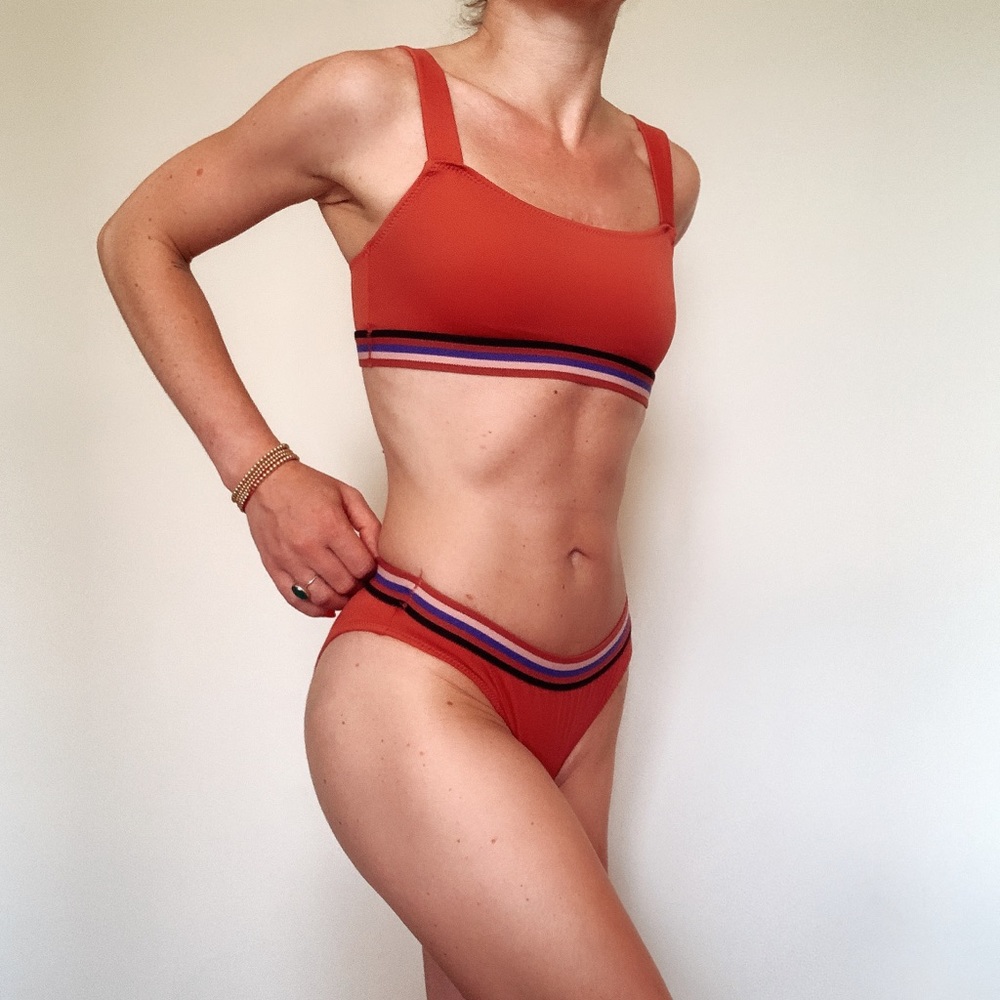 Solid & Striped bikini, size S (fits like XS!!)
